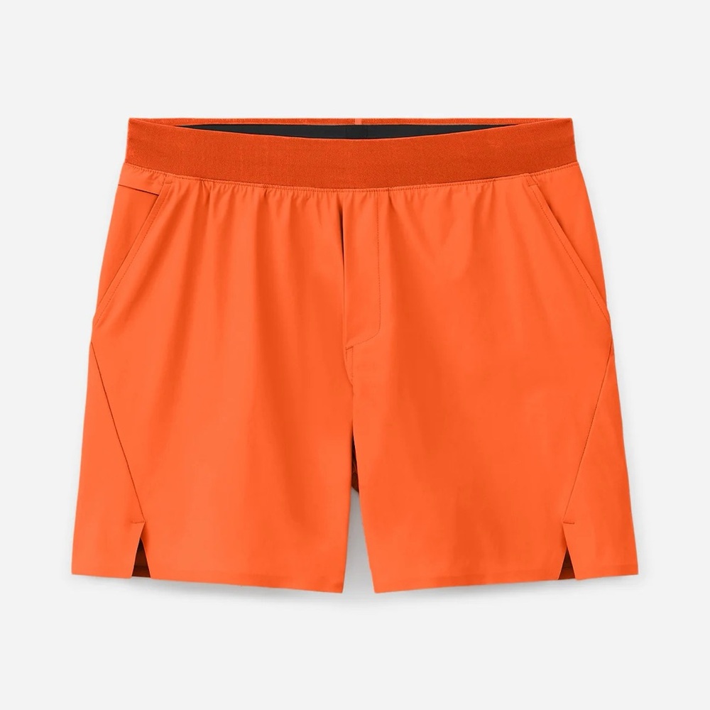 Ten Thousand Set Swim Board Short Blaze Orange M 6.5” FREE SHIP ~ RETAIL $90